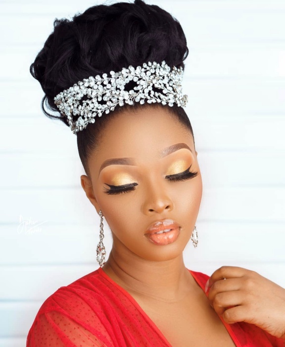 Elegant Wedding Up-do Hairstyles for Black Brides | OMASTYLE Bride