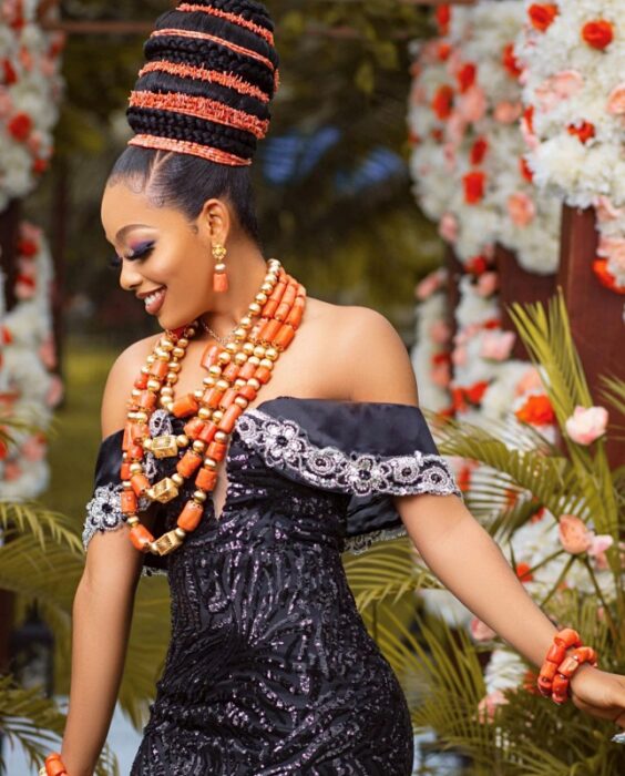 Igbo-Traditional-Bride-Glam-Look-MUA-Dumsyglowtouch.highponytail-hairstyle.sideview-OmaStyle-Bride-Wedding-blog.jpeg