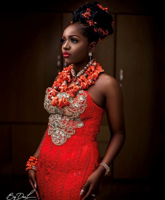 Igbo Traditional Bride Glam Look-Officialbigdealweddings MUA Zizamakeover-OmaStyle Bride Wedding blog