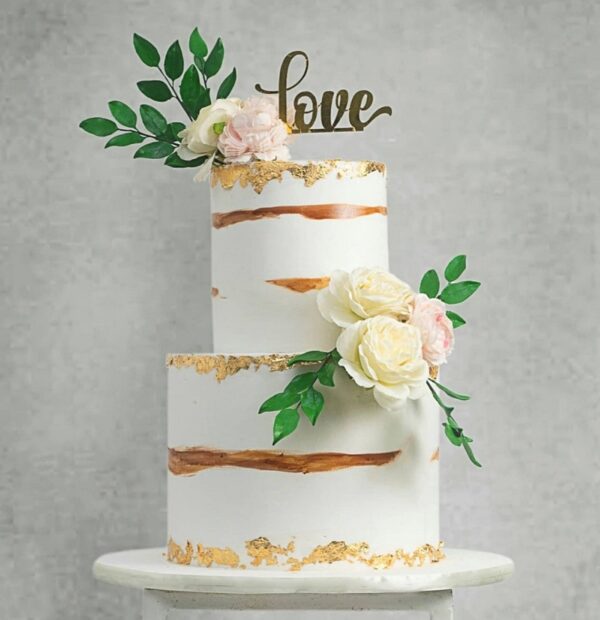 30 Elegant Floral Wedding Cakes 