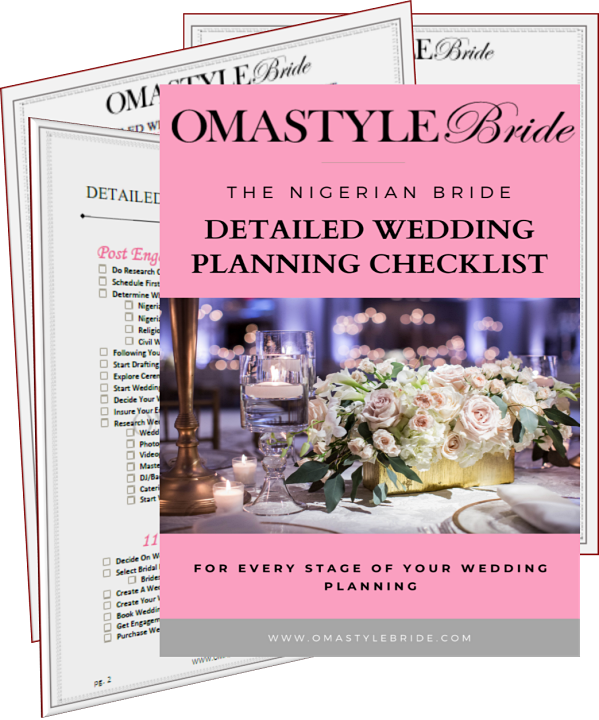 OmaStyle Bride - WeddingChecklist