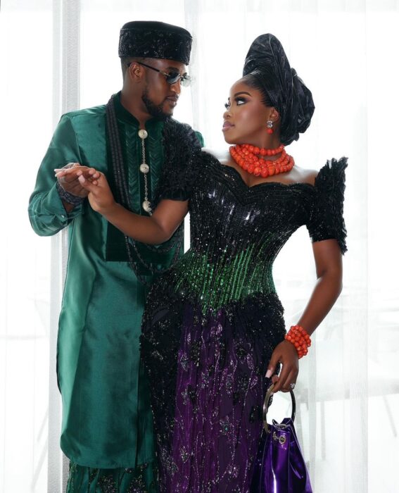 VeeKee James Yoruba traditional wedding