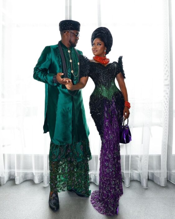 VeeKee James Yoruba traditional wed