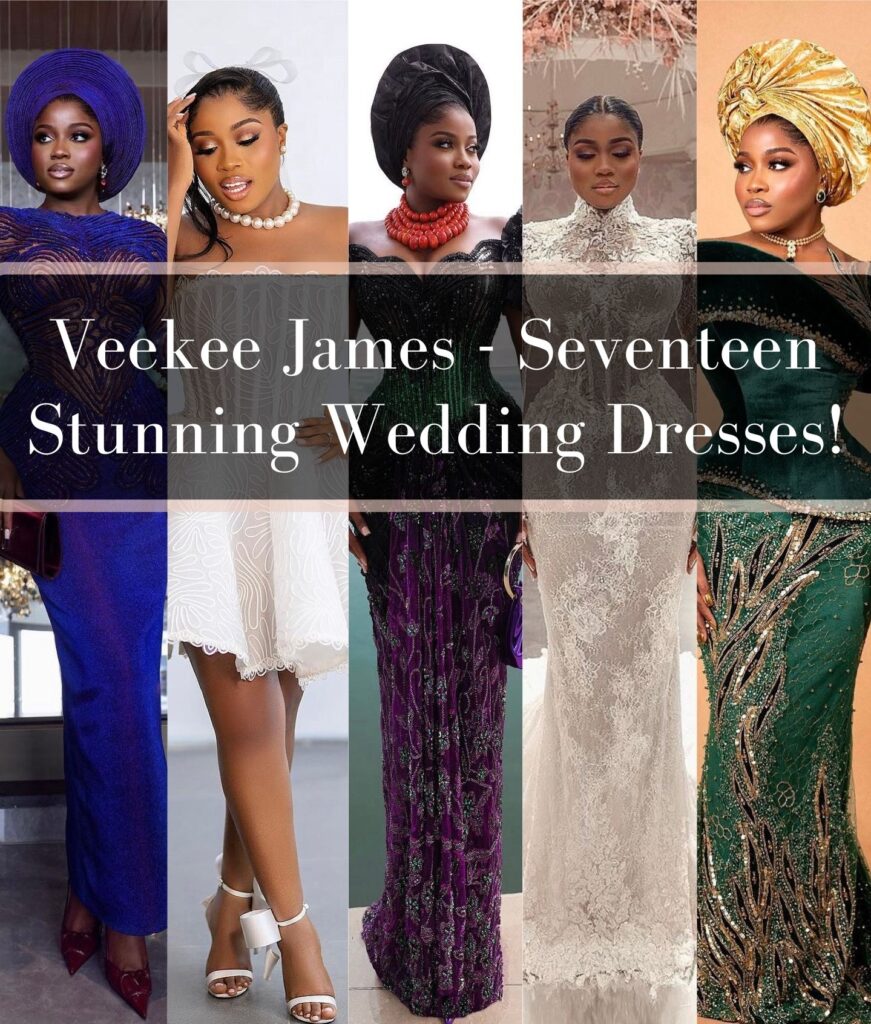 Veekee James wedding styles