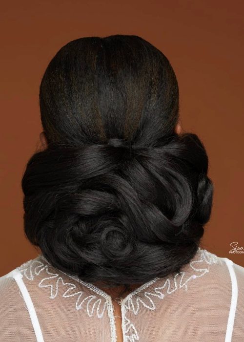 Elegant wedding hair style -DDaniels-Touch-bridal-glam-style - OmaStyle Bride