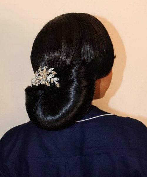 elegant wedding hair style -Hair Chemistry bridal styles - OmaStyle Bride