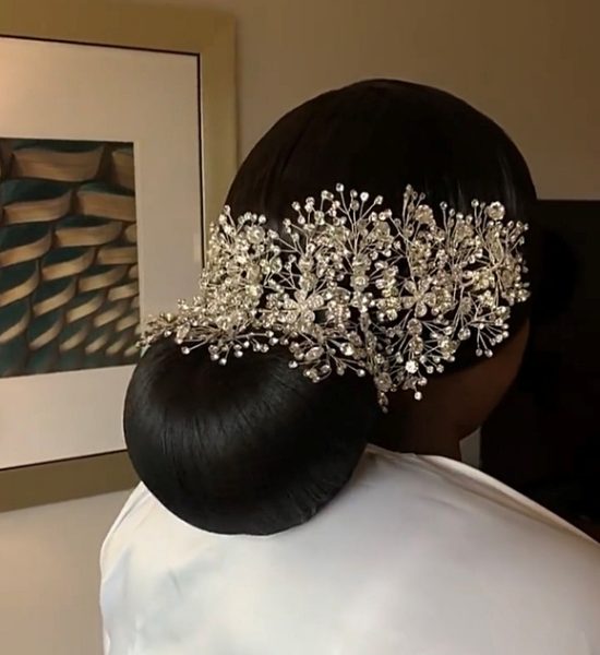 HairChemistryMiami-Black Bridal wedding up-do hairstyle -OmaStyle Bride