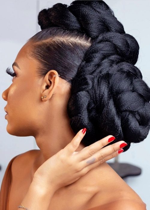 Elegant Wedding updo hairstyle -HairGuruStudios-Twist-Texture