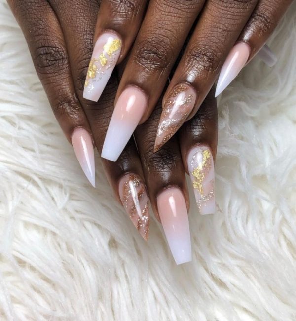Beauty Mani on Your Big Day: Wedding Acrylic Nails › We Are On A Lark