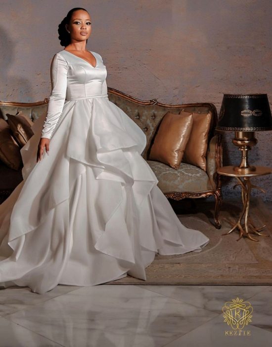 Nini & Tolu white wedding ceremony