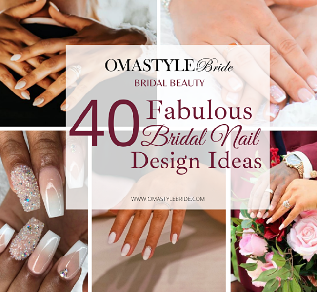 OMASTYLE BRIDE bridal nail design ideas