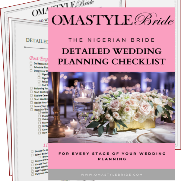 OmaStyle Bride - WeddingChecklist