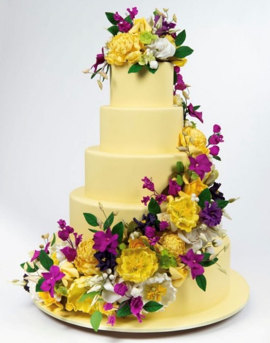 yellow cake inspiration-omastylebride.com