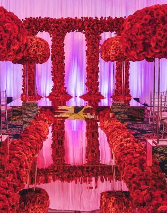 wedding inspiration - red decoration