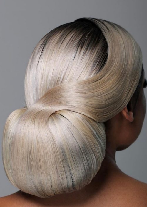 TanialiHair-Black Bridal wedding up-do hairstyle -OmaStyle Bride