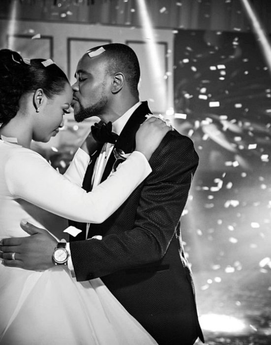 Nini & Tolu white wedding ceremony