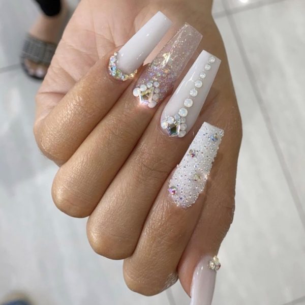 Bridal Nail Design Ideas -the-HauteSpotNails